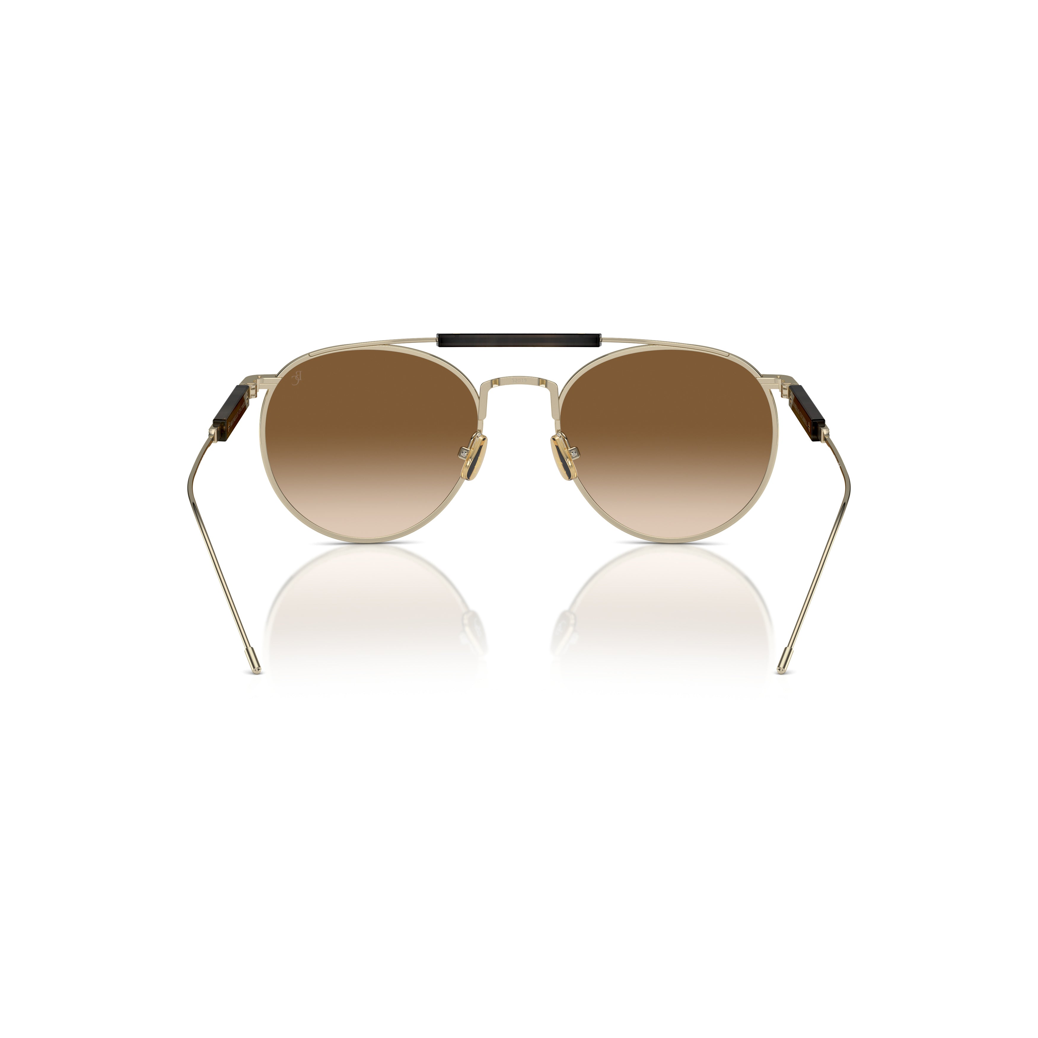 0bc2004st Titanium Frame Sunglasses with Double Bridge