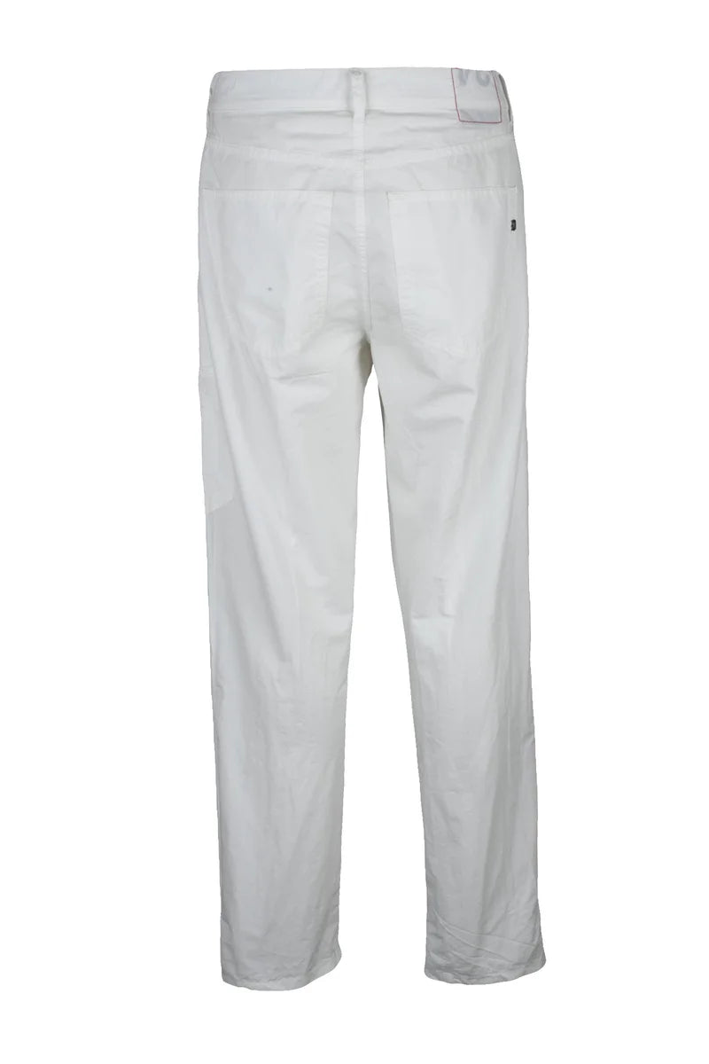 Pants Cotton/Silk - White
