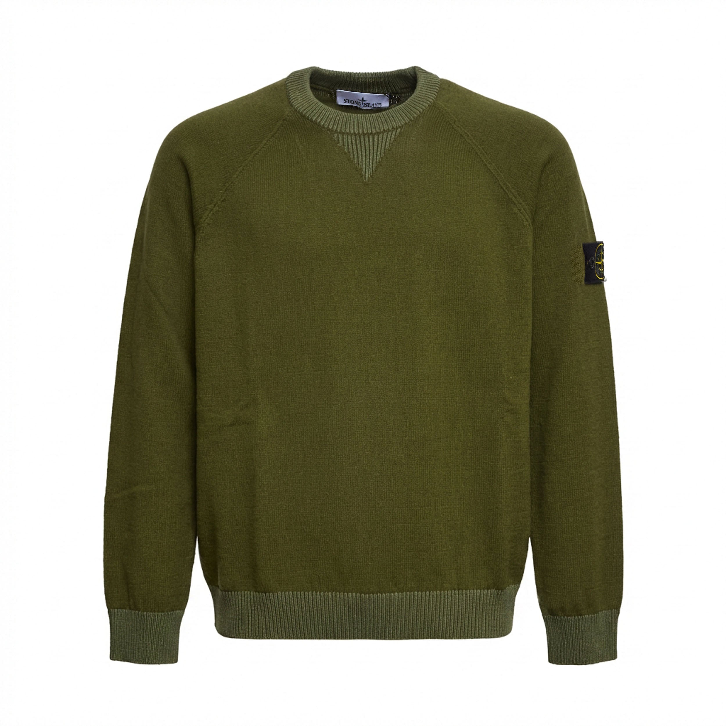 Ribbed Cotton Crewneck Sweater