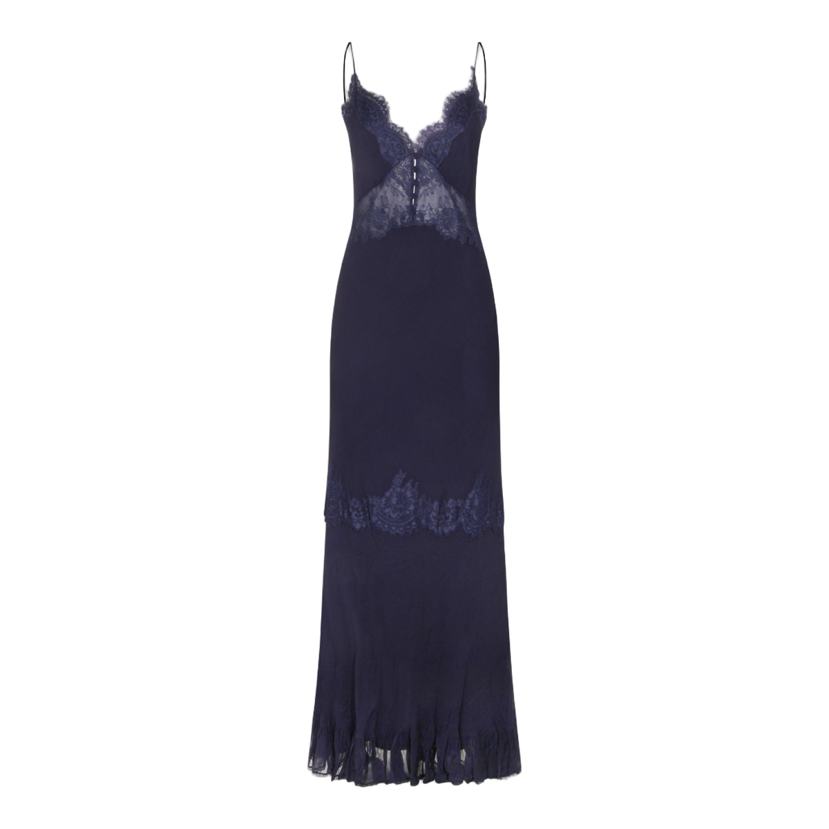 Maxi Dress with Delicate Lace Detailing