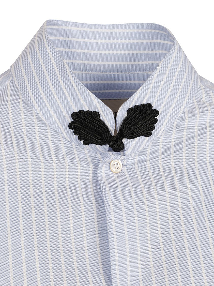Elegant White Shirt With Embroidered Motif