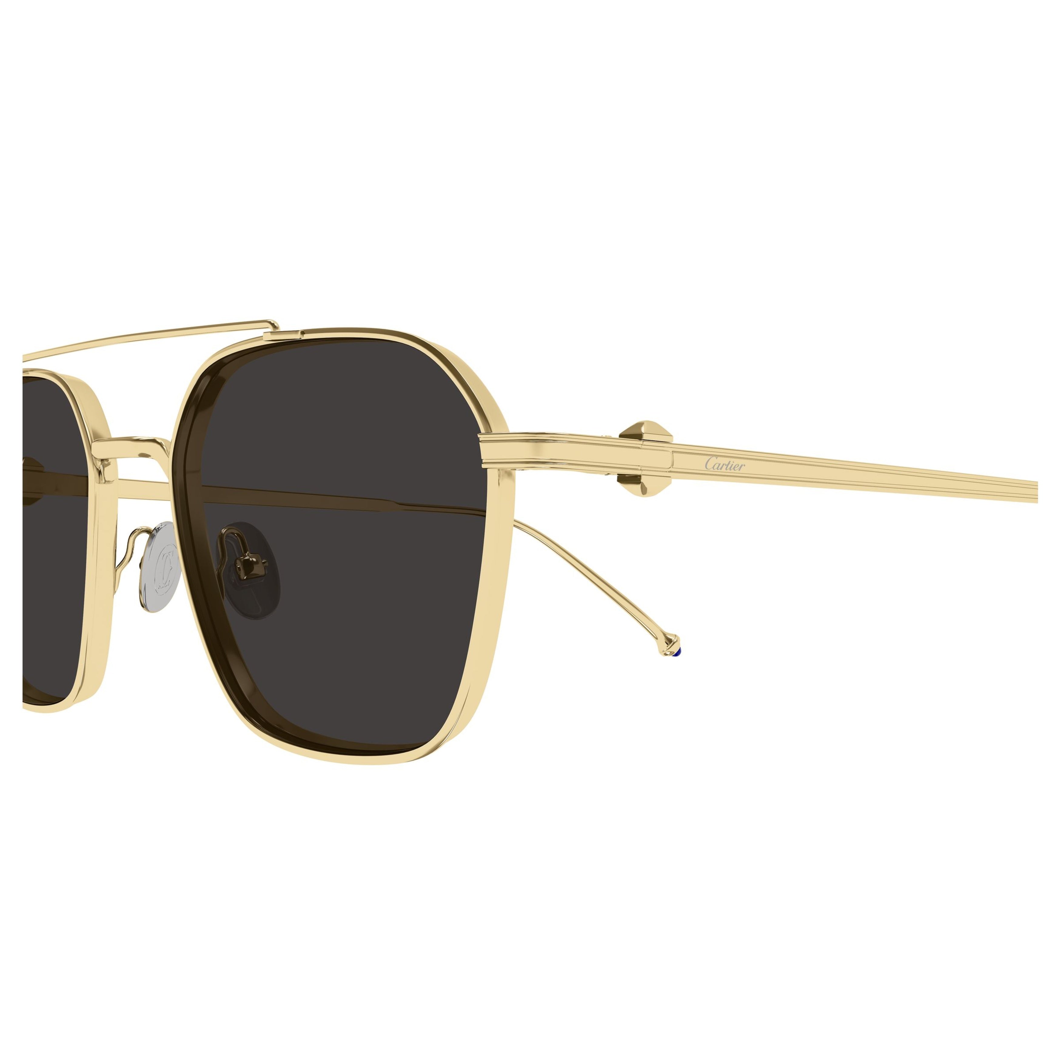 Ct0618s Geometric Gold-tone Metal Sunglasses