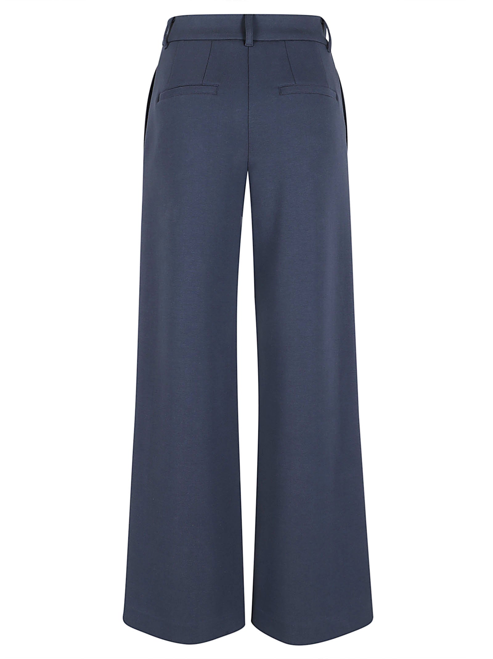 Wide-Leg Cropped Trousers with Tailored Finish