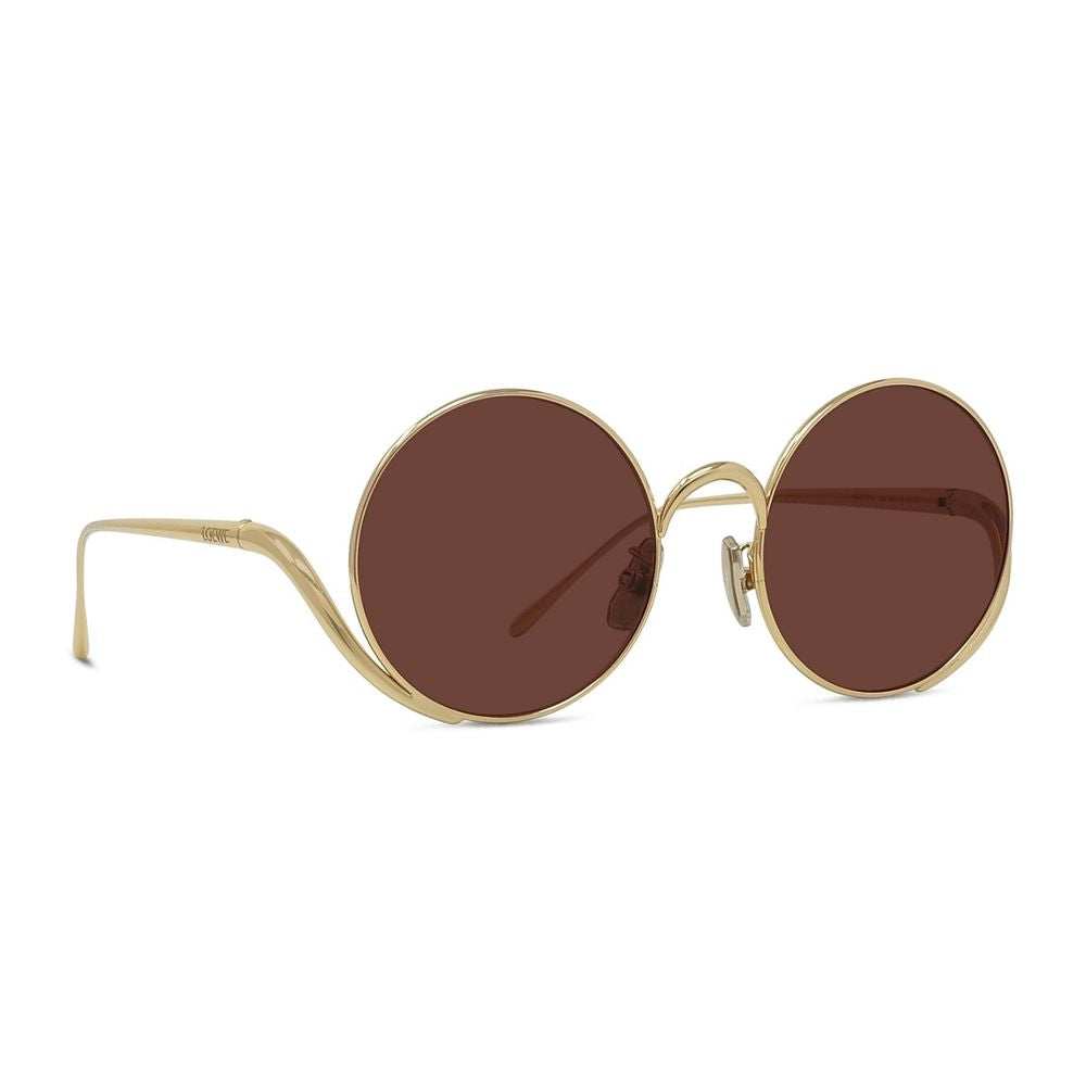 Round Sunglasses LW40187U Gold