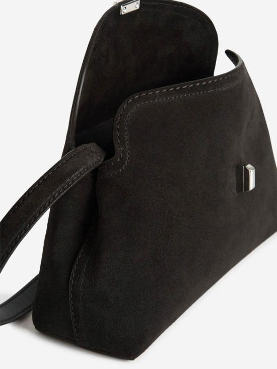 Structured Trapezoidal Shoulder Bag
