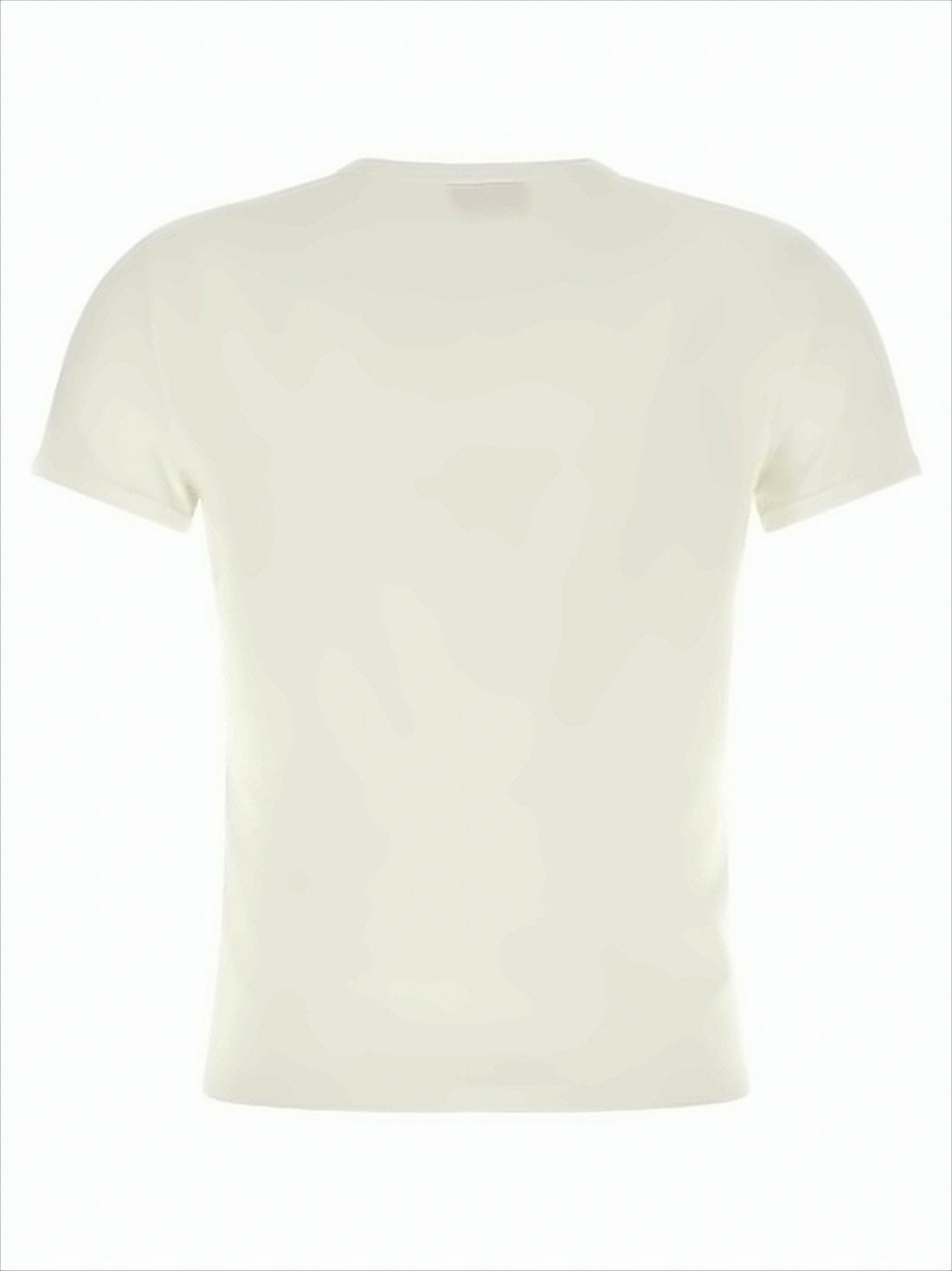 Fitted Short-Sleeve T-Shirt With Metallic Logo Detail