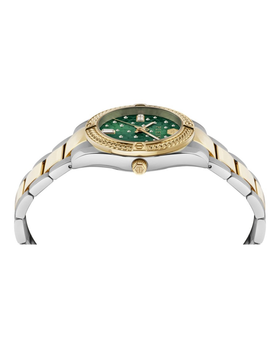 Plein Icon Chain Crystal Watch