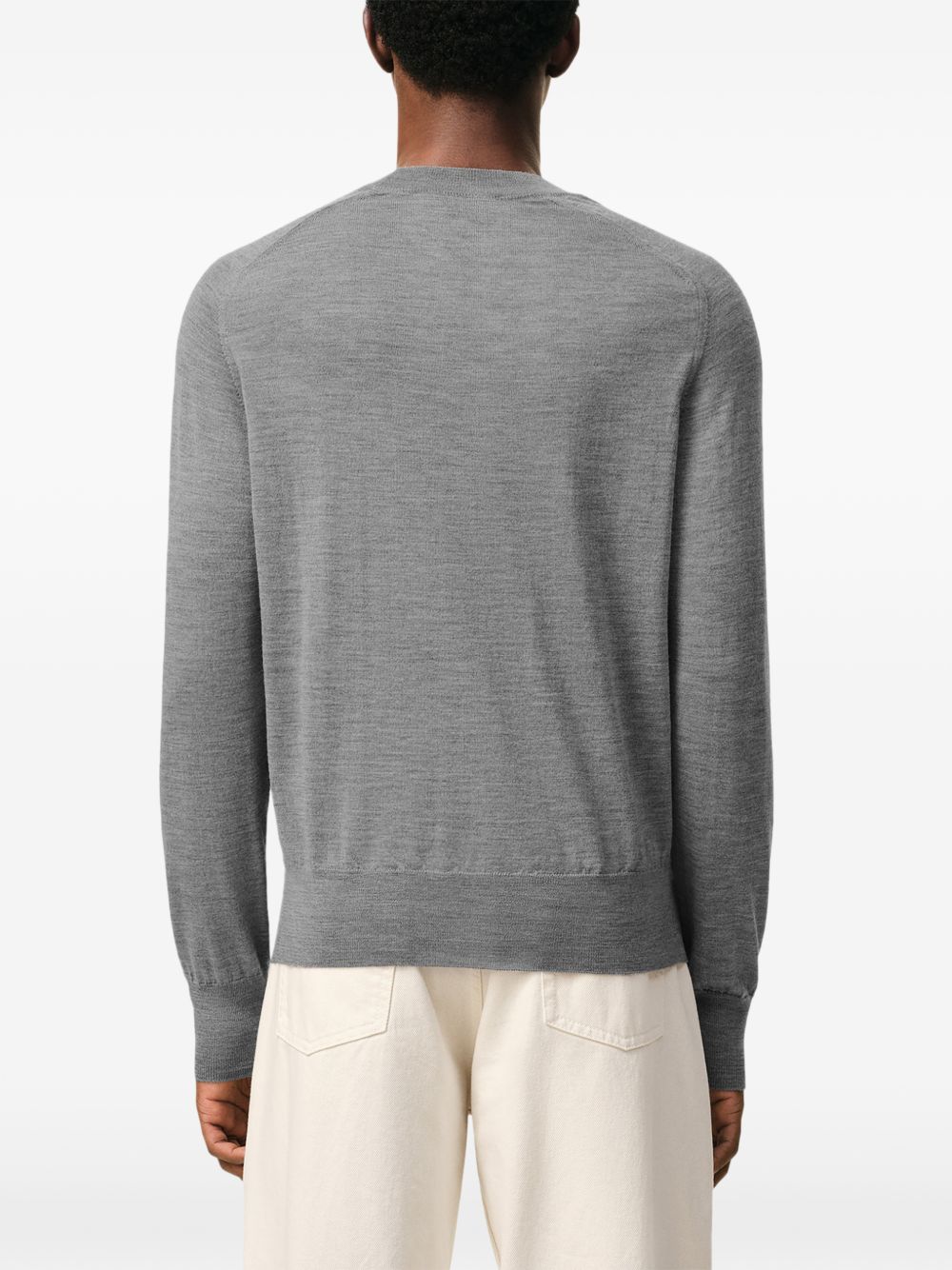 Grey Heather Crew Neck Sweatshirt
