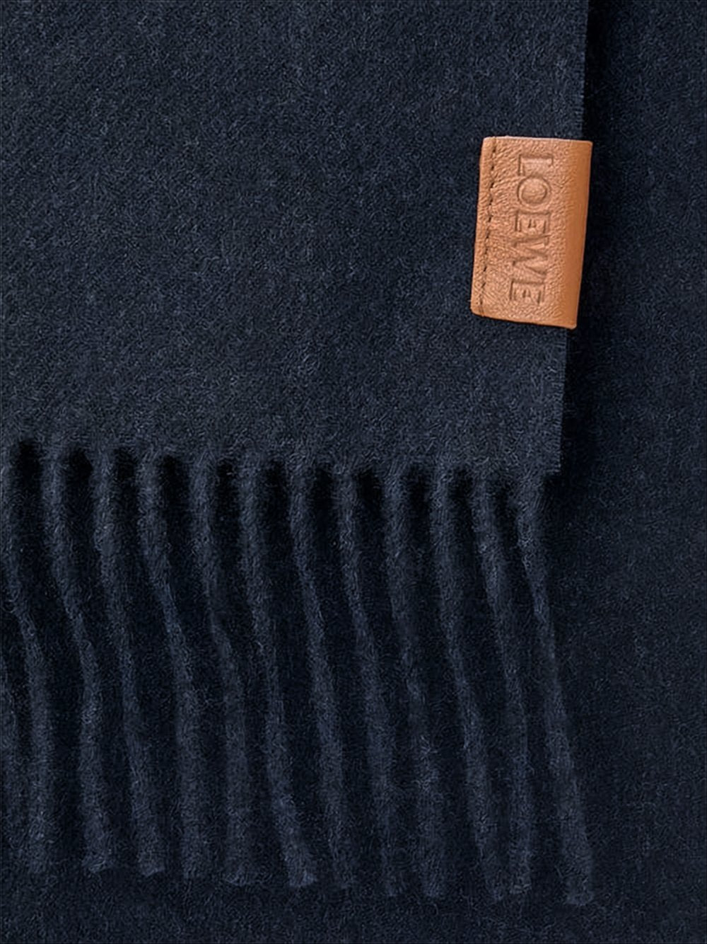 Cashmere Scarf With Fringed Ends