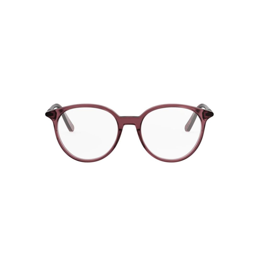 Mini Cd O R5i Rounded Frame Burgundy Sunglasses