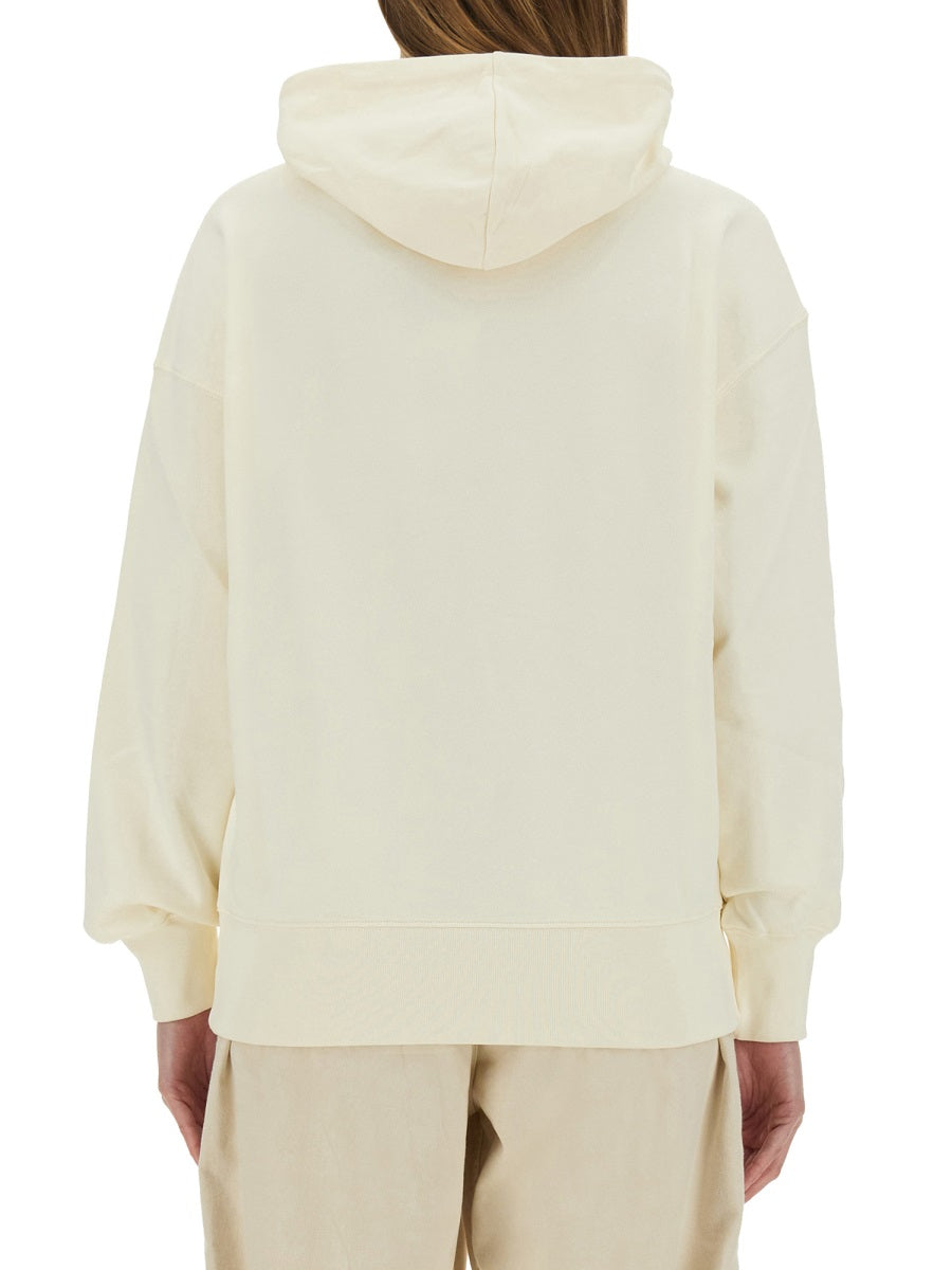 Relaxed-Fit Sweatshirt with Brushed Logo