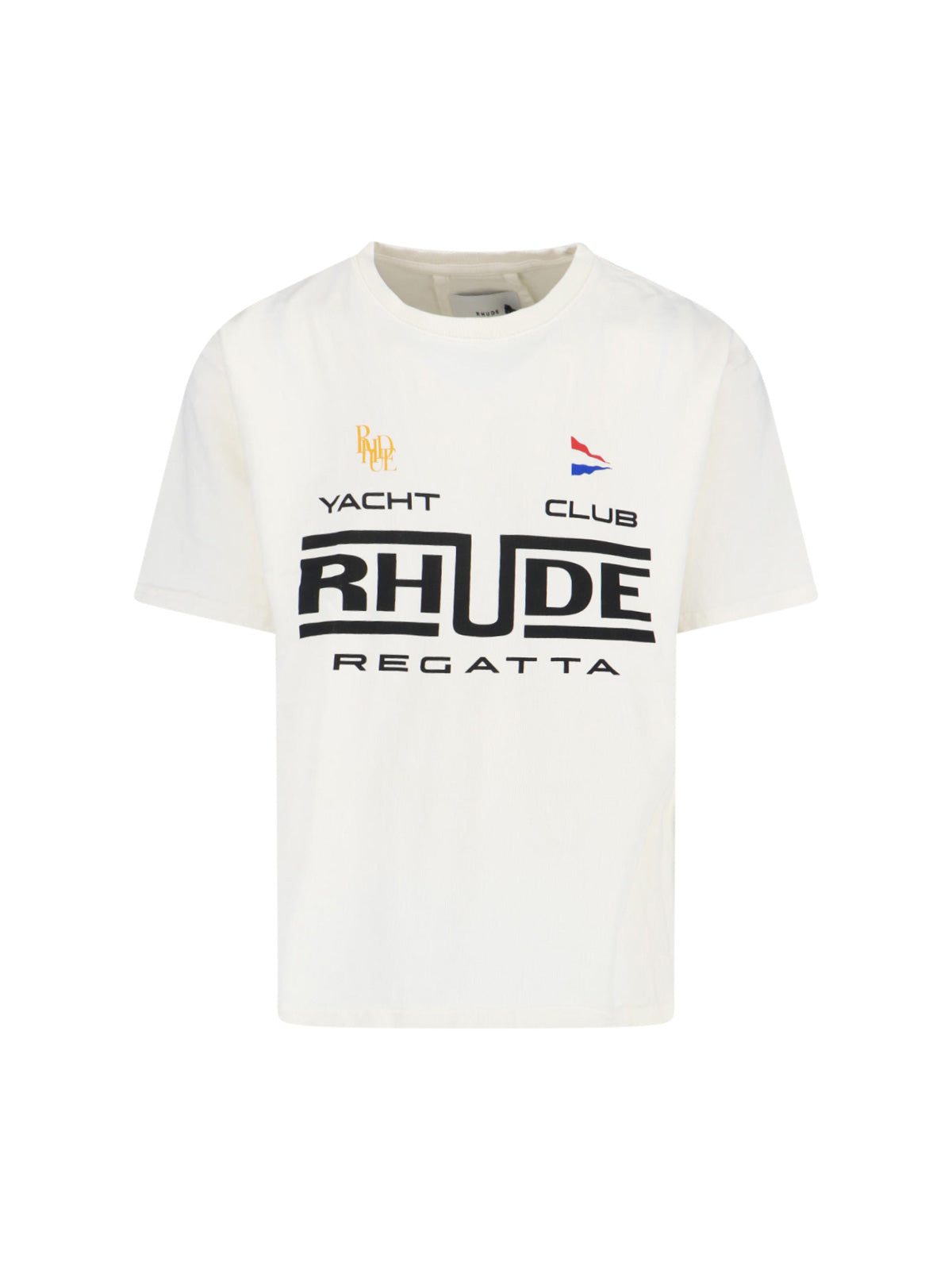 Minimalist White T-Shirt With Crew Neckline