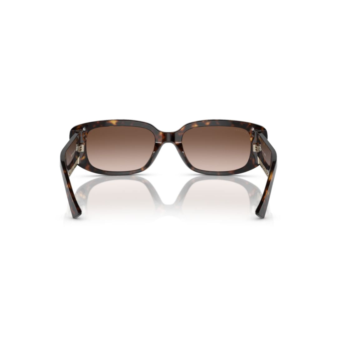 8259 Sole Rectangular Tortoiseshell Acetate Sunglasses