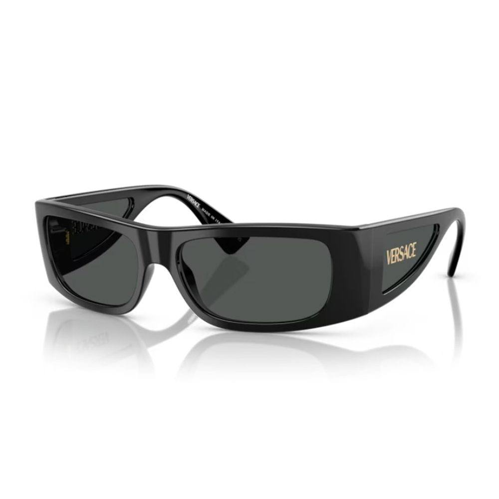 0Ve4482 Lens Logo Bold Rectangular Frame Sunglasses