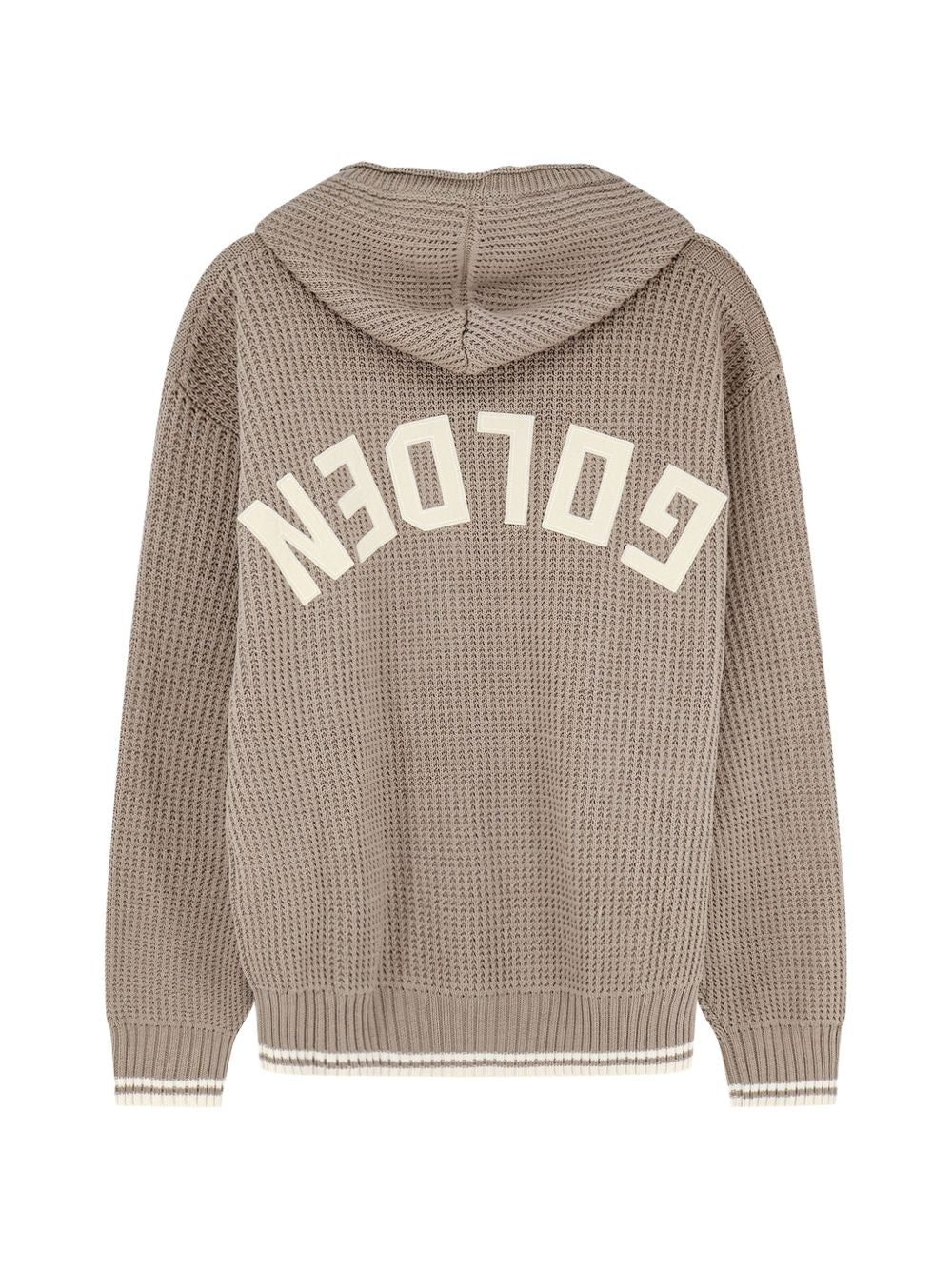 Silk and Nylon Knit Crew Neck Sweater