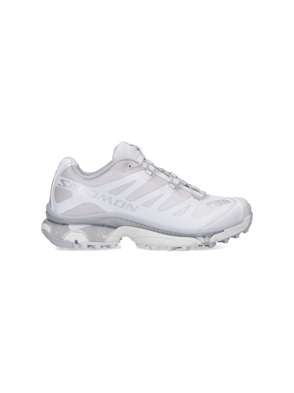 Grey Lightweight Sneakers With Quicklace™ System And Rugged Outsole