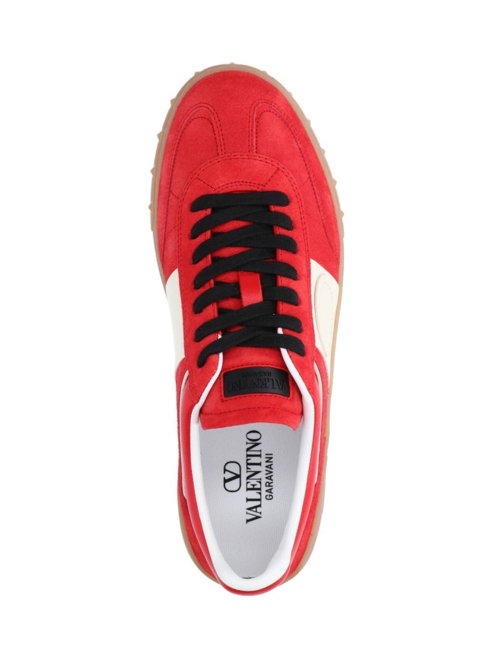 "Upvillage" Low-Top Sneakers – Red