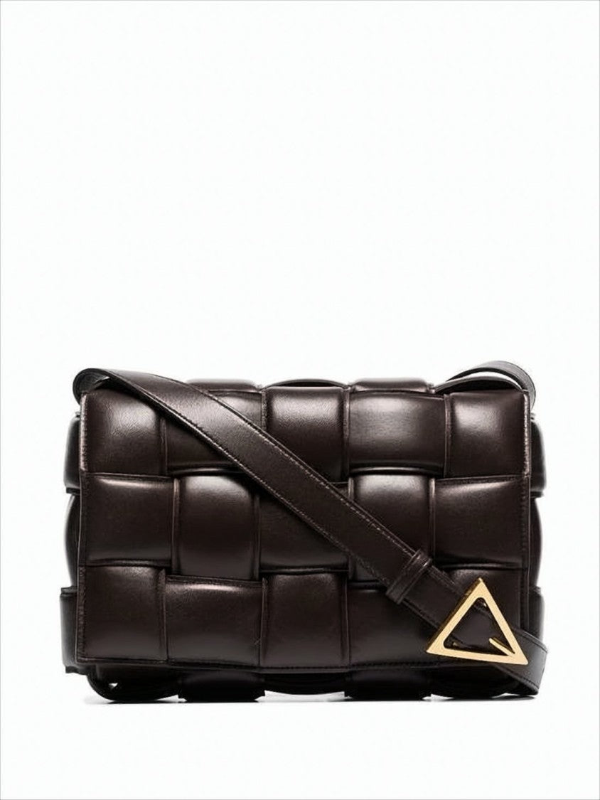 Padded Woven Shoulder Bag