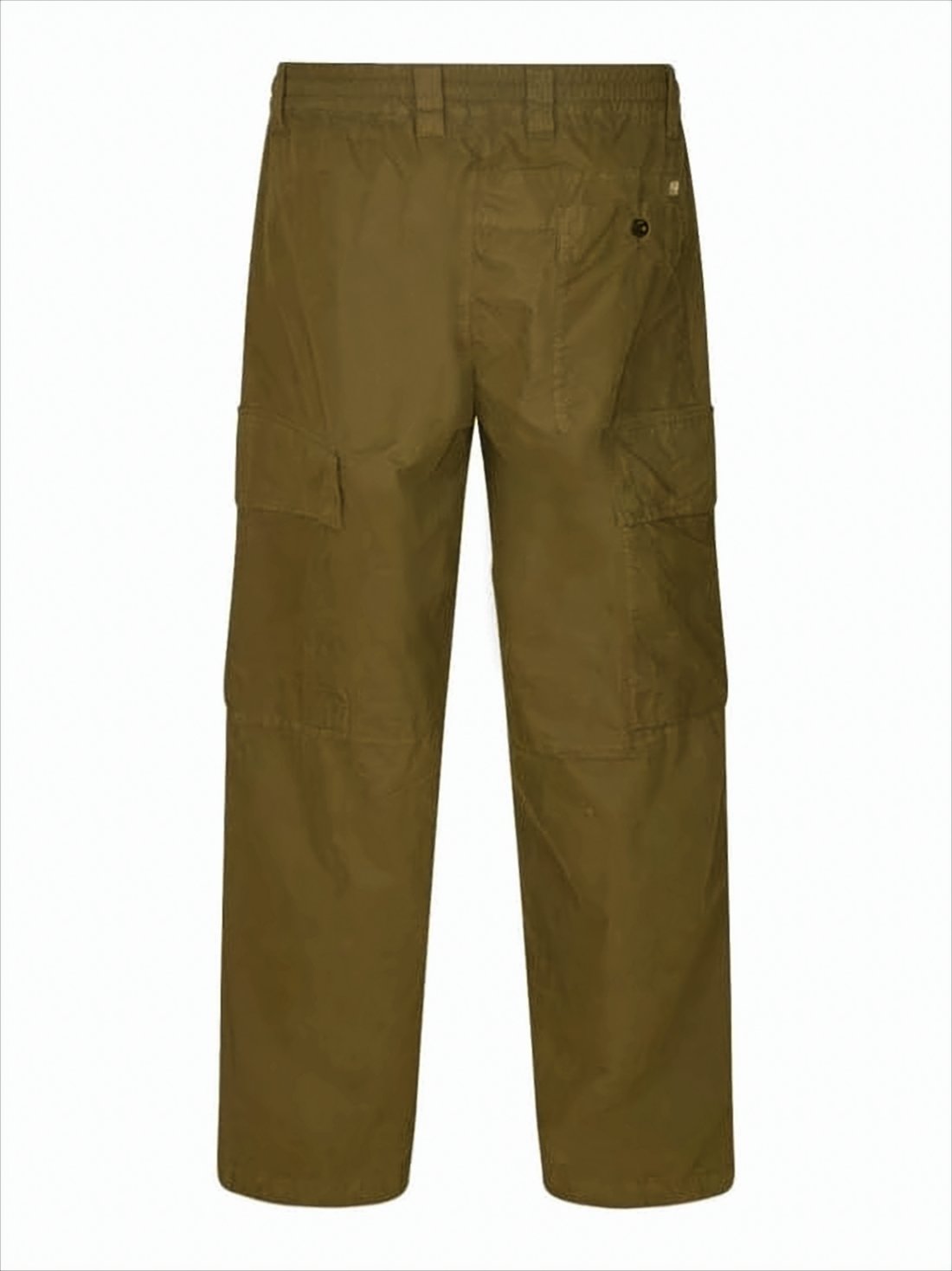 Micro-Labs Brown Cargo Pants with Flap Pockets