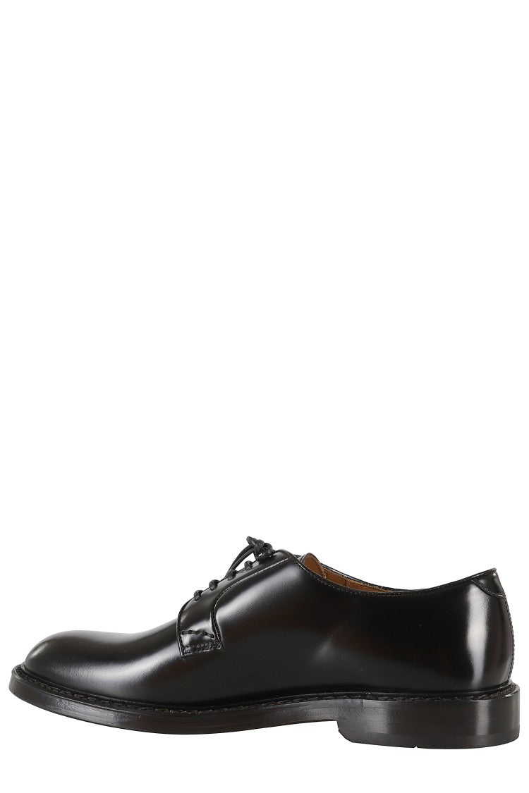Brushed Leather Derby Shoes