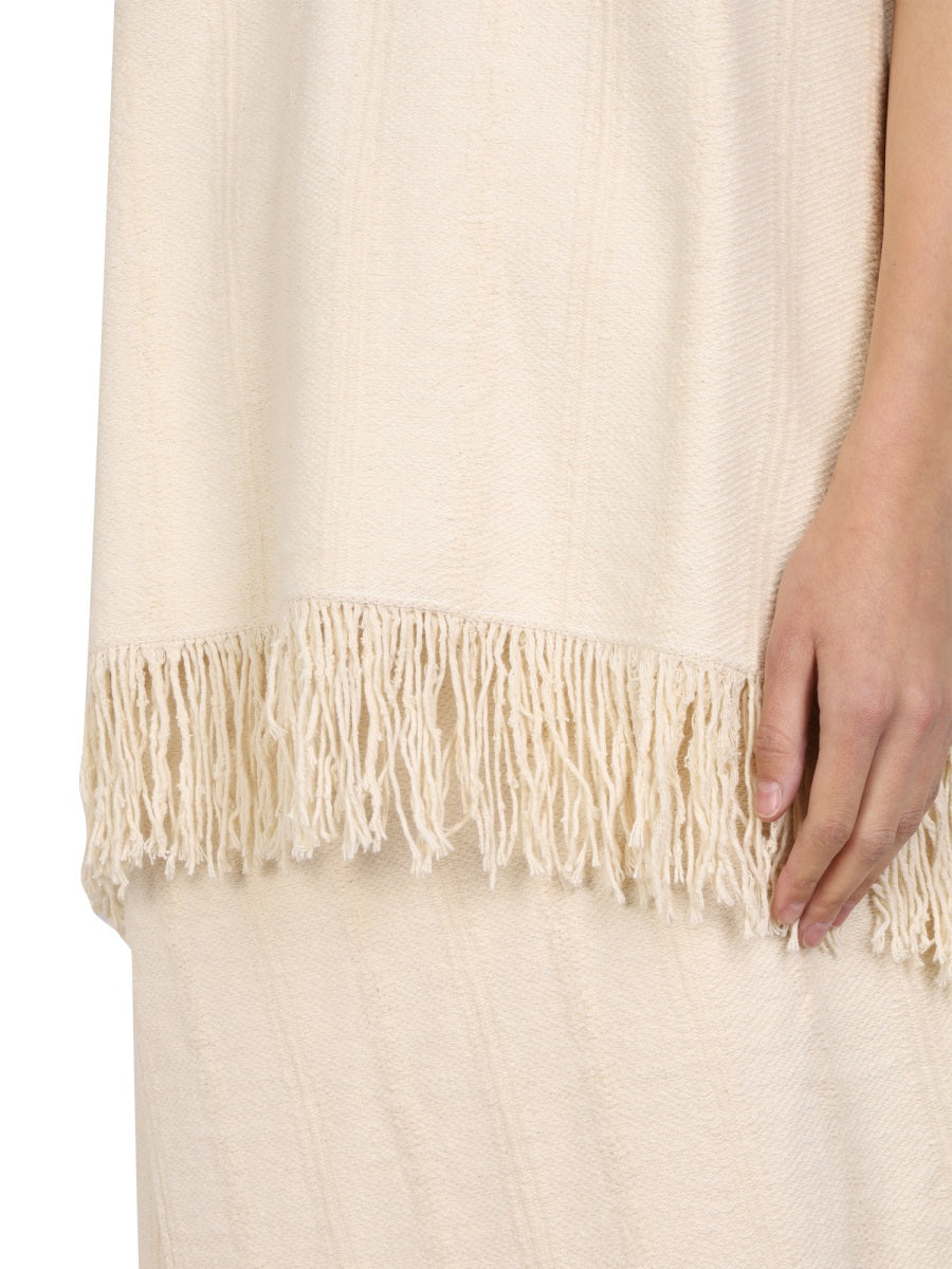 V-Neck Cotton Linen Top