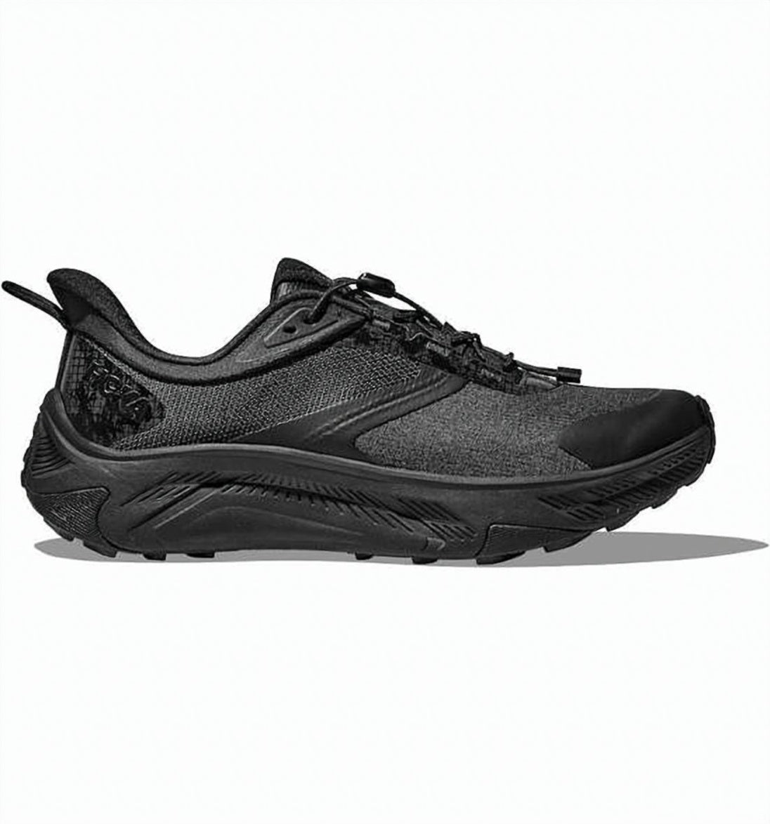 Breathable Mesh Black Sneakers With Sculpted Eva Midsole