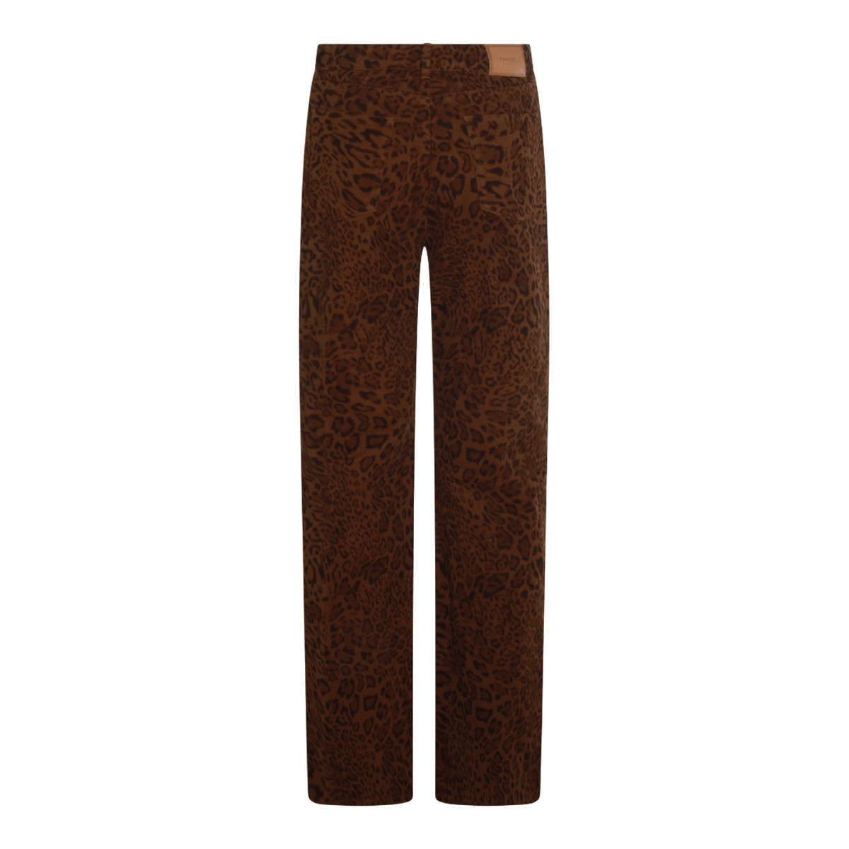 Straight-Leg Jeans with High Waist