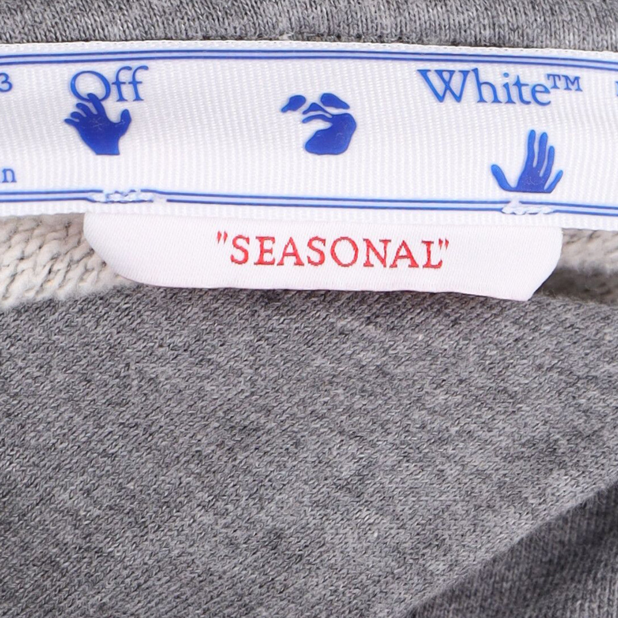 Relaxed-Fit Grey Hoodie With Bold Front And Back Prints