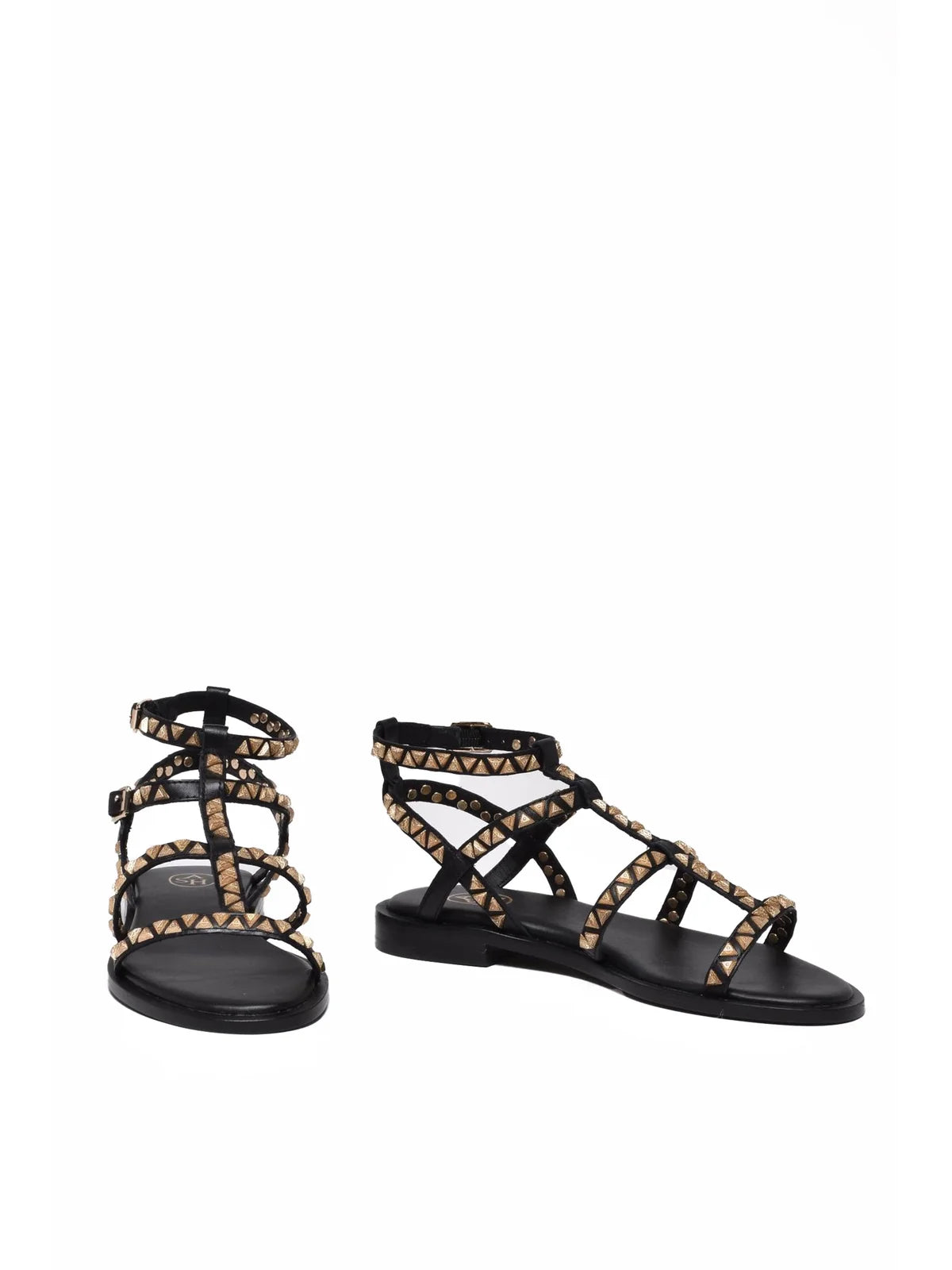 Black Leather Pandora Sandal