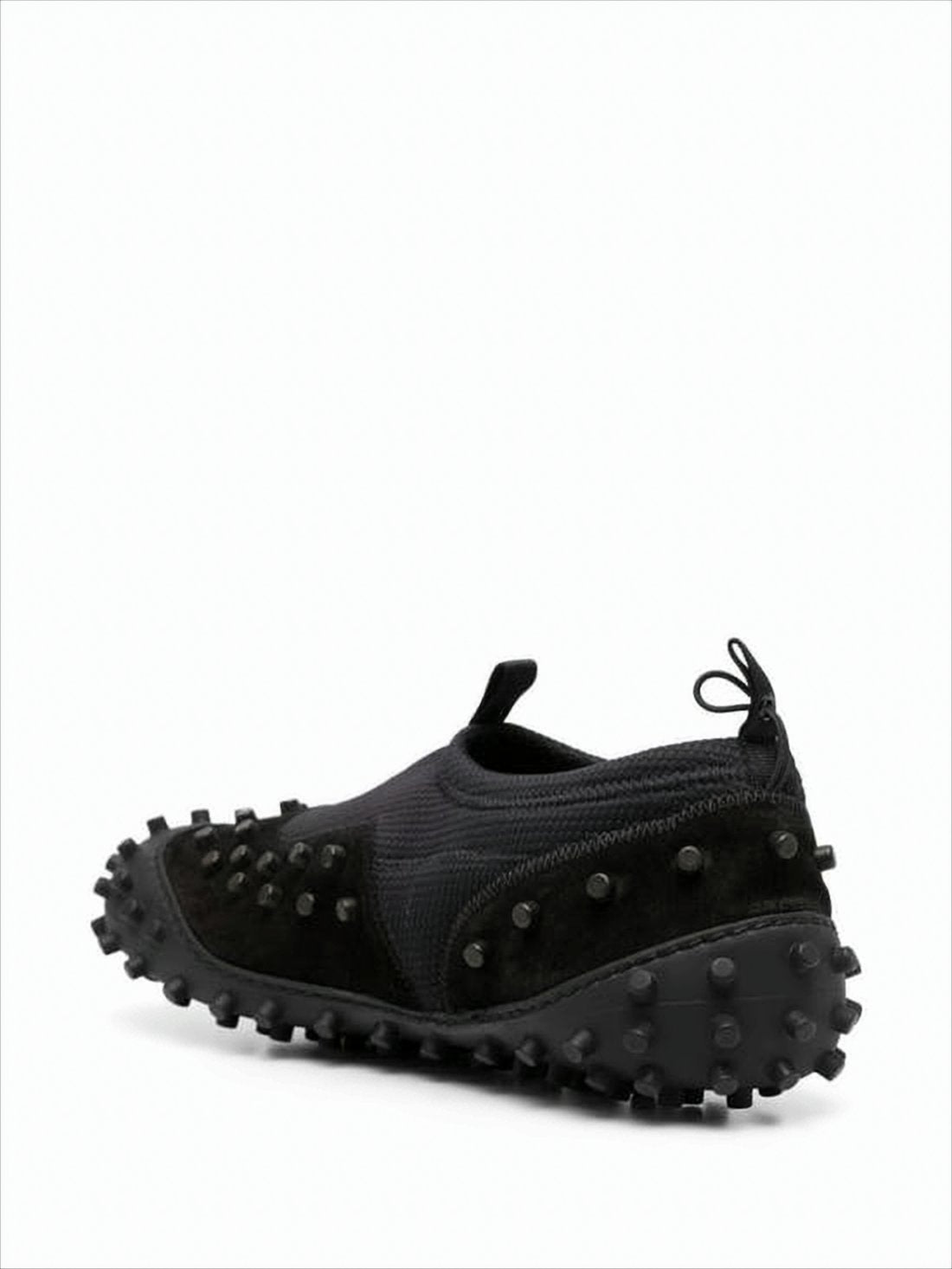 Textured Slip-On Sneakers with Prominent Rubber Studs