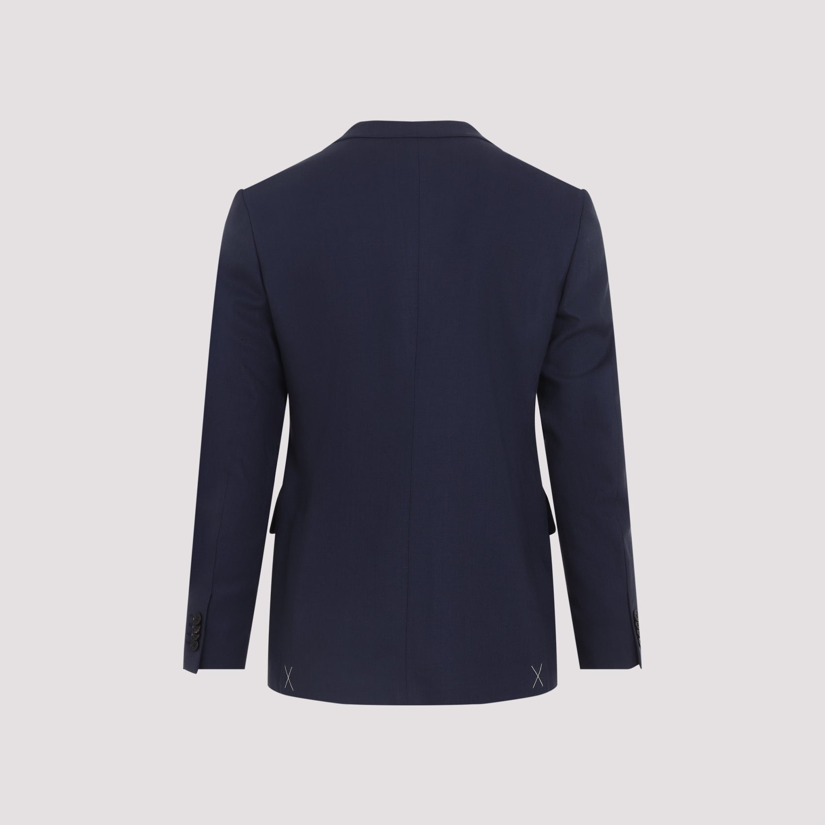 Navy Blue Linen Jacket