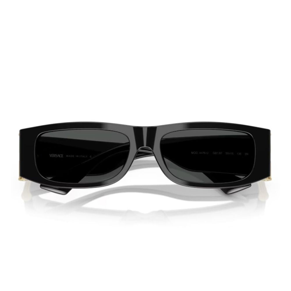0Ve4476U Medusa Glam Medusa Glam Rectangular Black Acetate Sunglasses