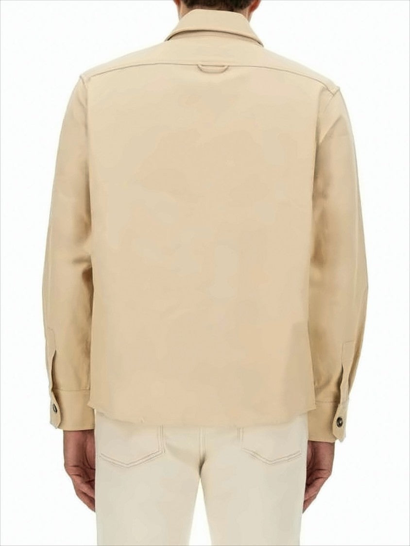 Boxy Fit Jacket with Classic Collar