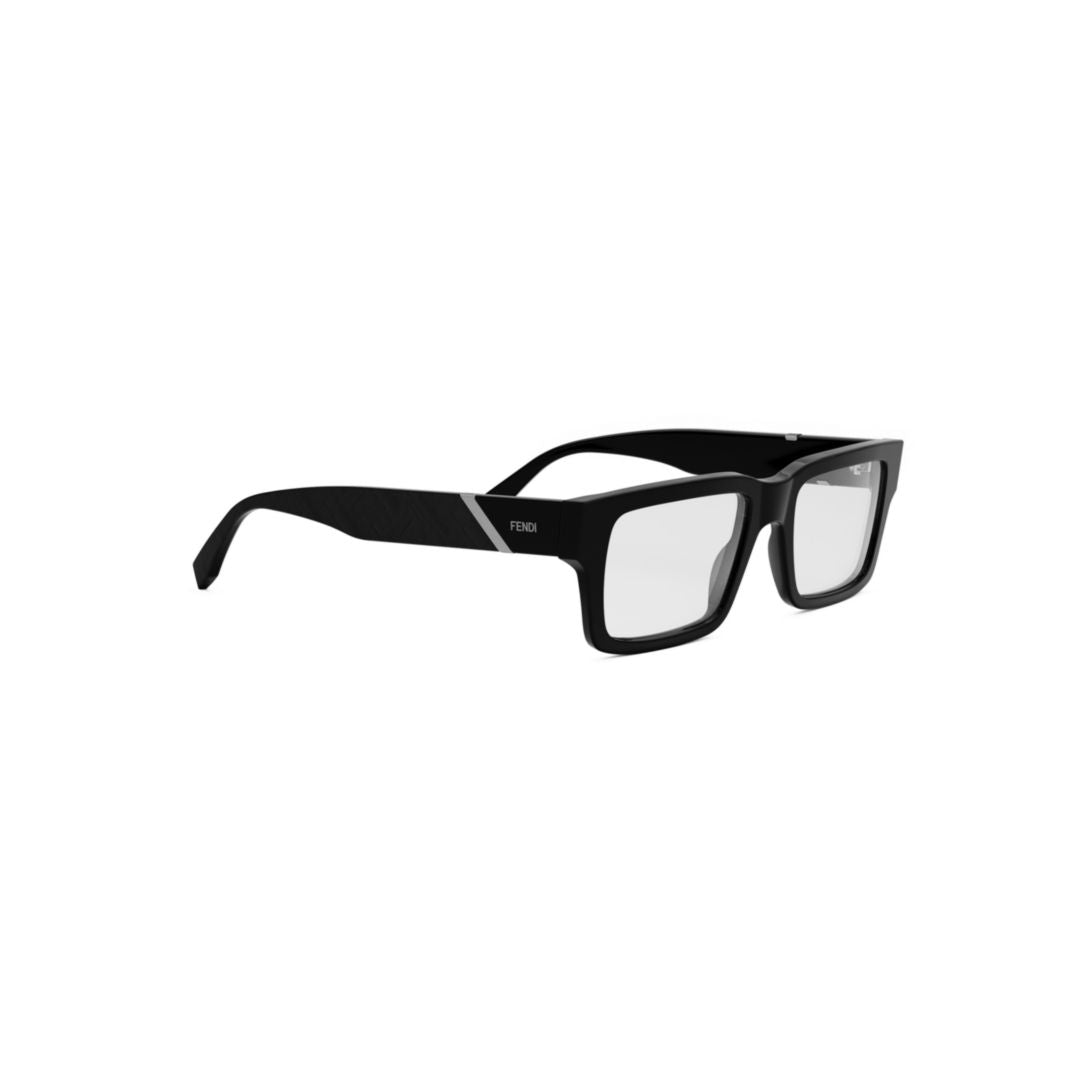 Fe50114i Bold Rectangular Acetate Eyeglasses