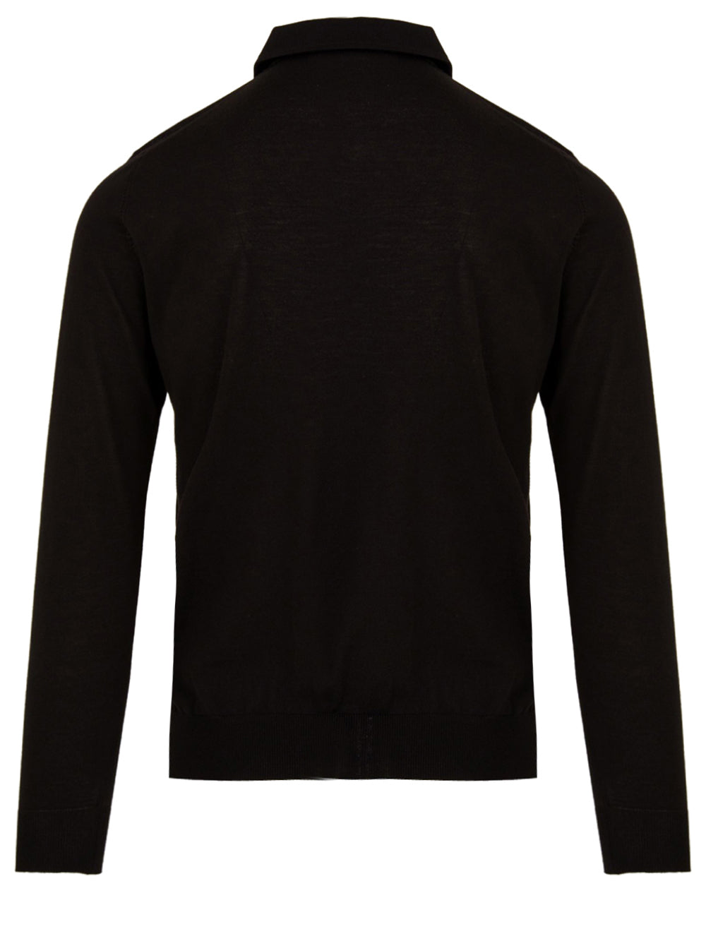 Long-Sleeve Polo Shirt In Wool