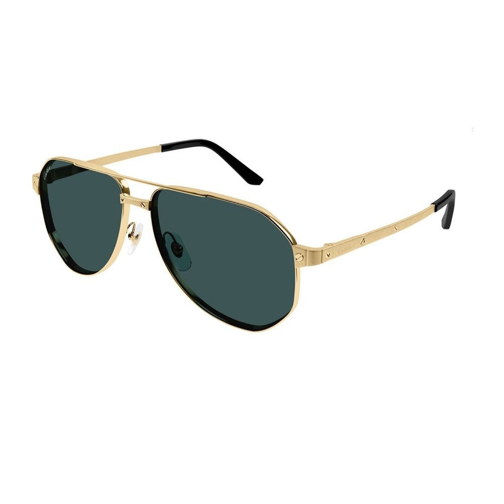 Ct0461S Santos De Pilot-Shaped Gold-Tone Sunglasses