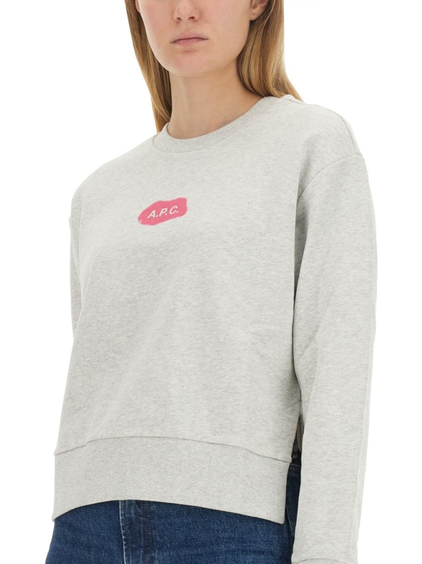 Cropped Hem Sweatshirt