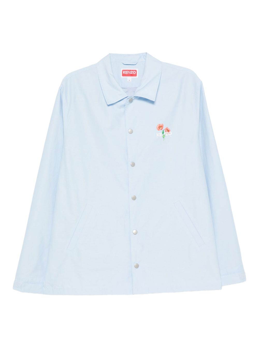 Light Blue Floral Print Jacket