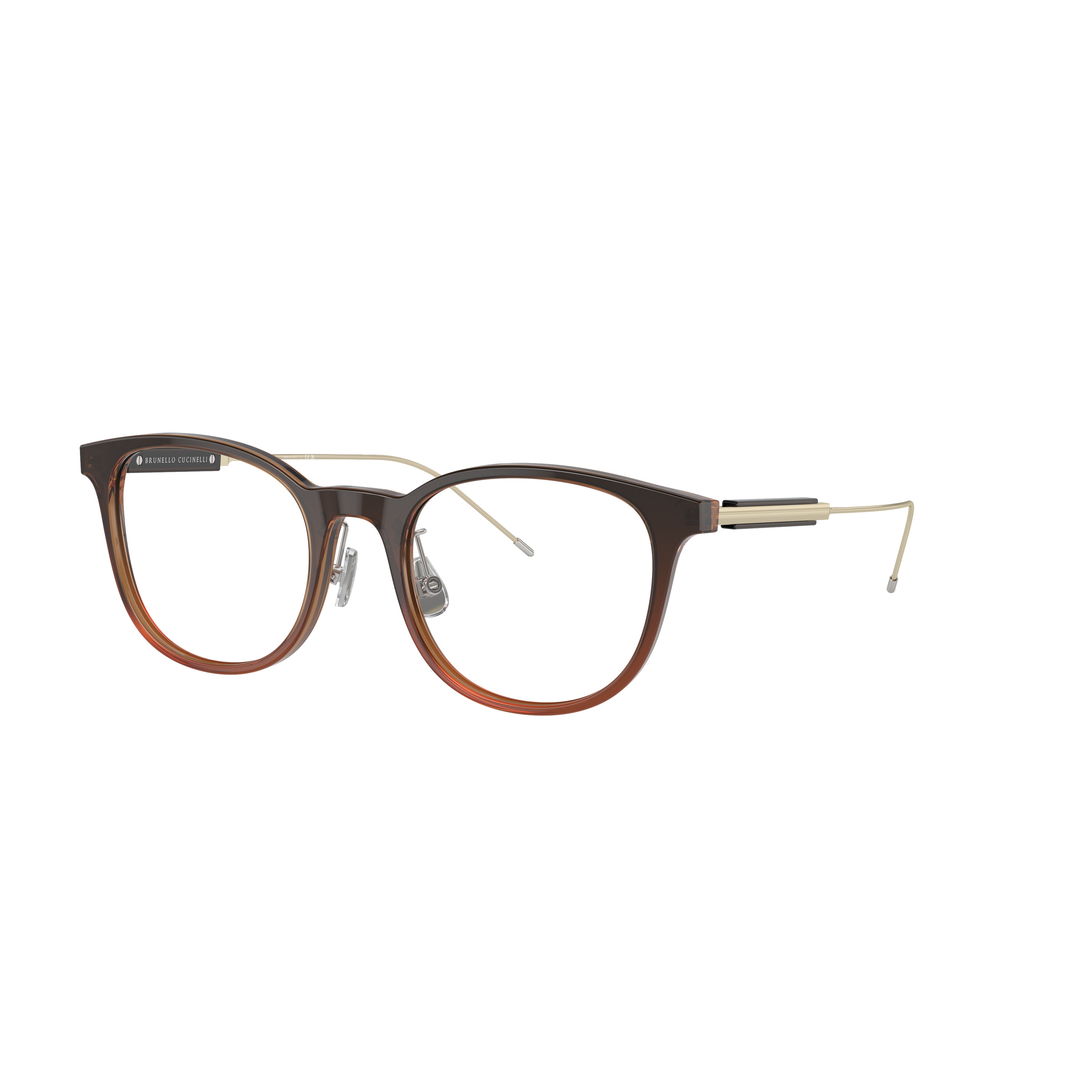 0bc3006 Gradient Acetate Sunglasses with Metallic Temples