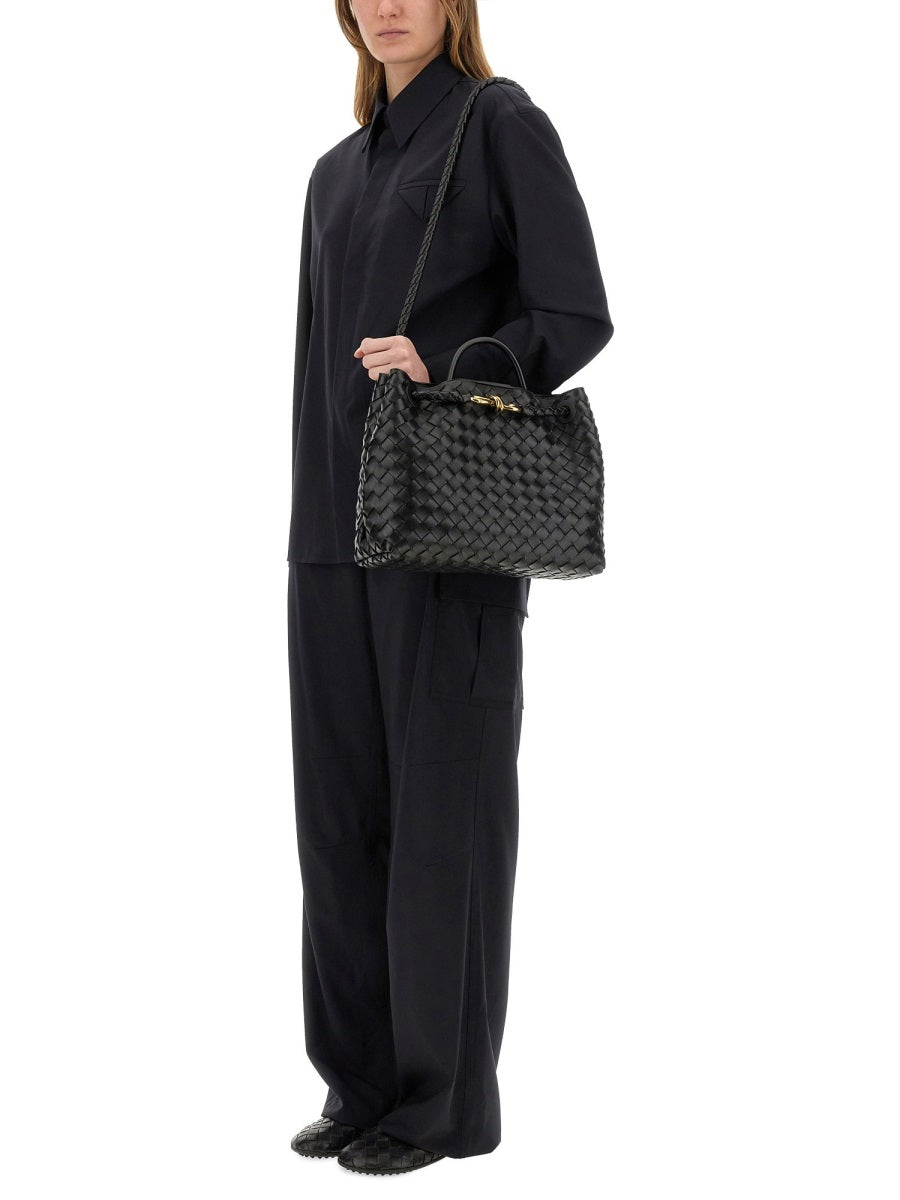 Tailored Wool Cargo Pants with Functional Pockets