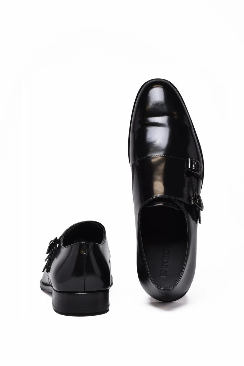 Brushed Monkstrap - Black