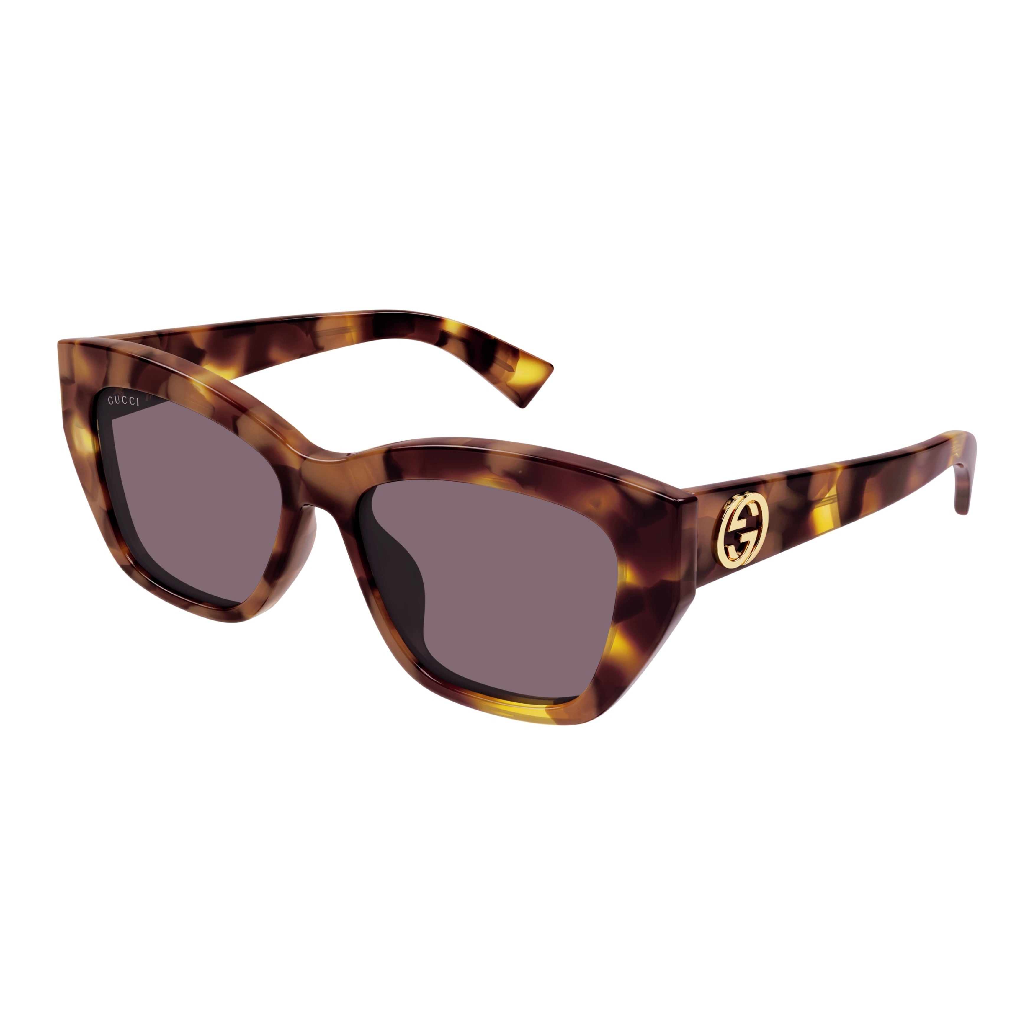 Gg1844sa Oversized Square Tortoiseshell Sunglasses