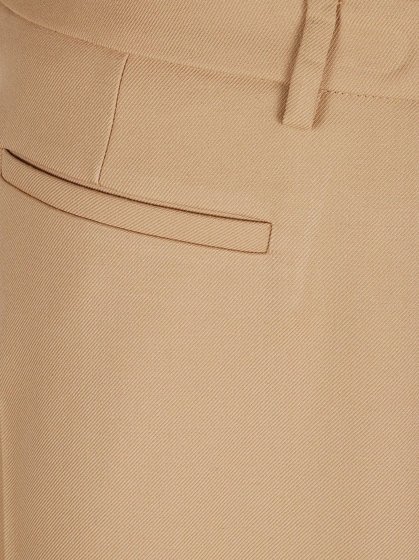 Tailored Trousers With Cuffed Hem