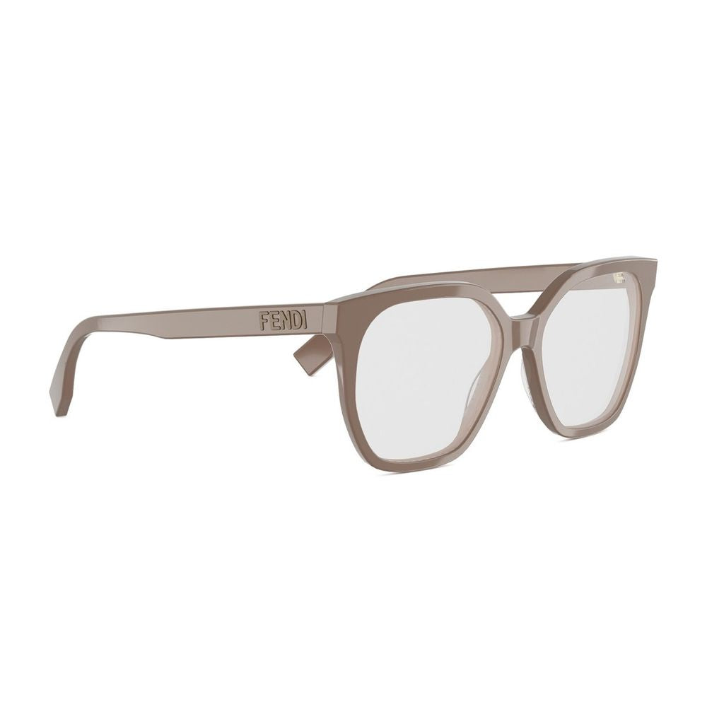 Fe50087I Lettering Square Glasses
