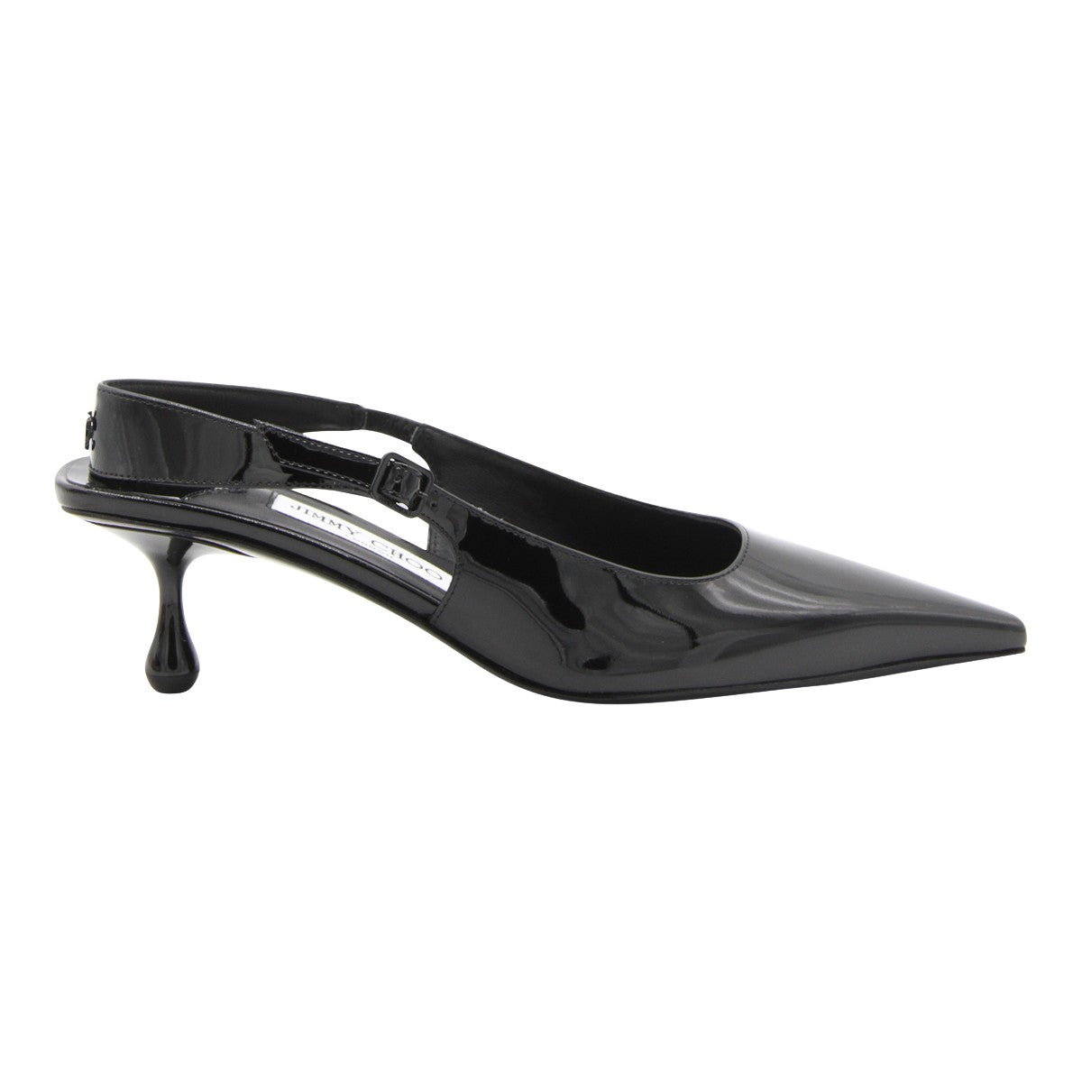 Pointed Toe Black High-Heeled Pumps with Slim Stiletto Heel