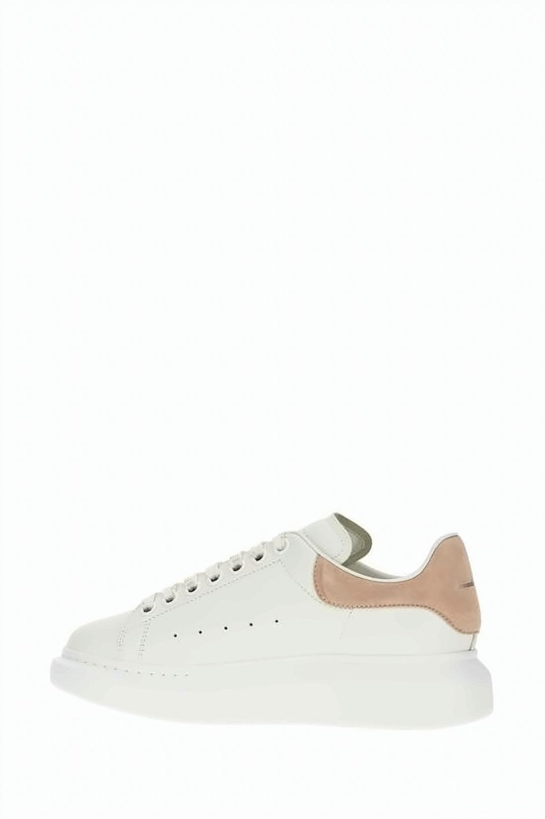 Oversized Sneakers with Smooth Calf Leather Upper