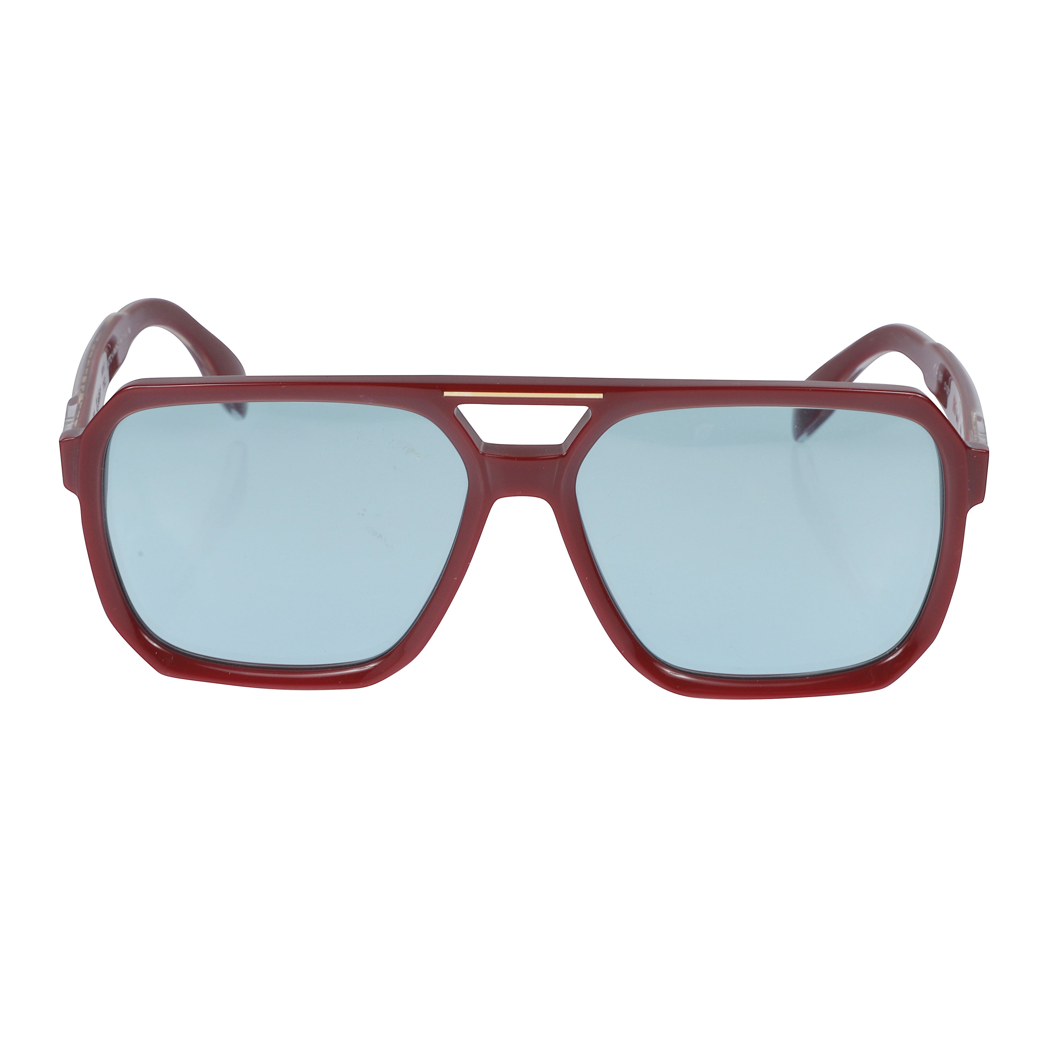 Big 1-58 Oversized Square Sunglasses in Deep Burgundy