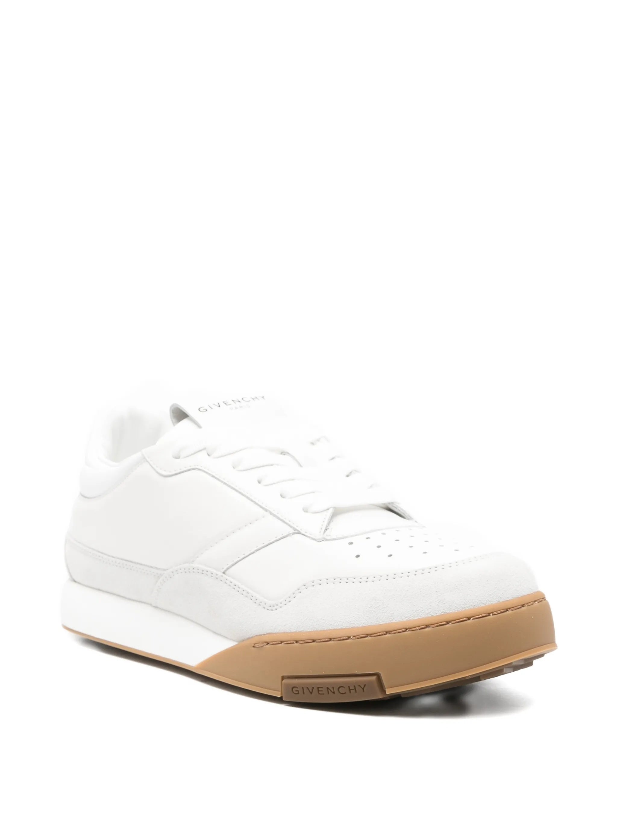 Yard Court White Calf Leather Sneakers