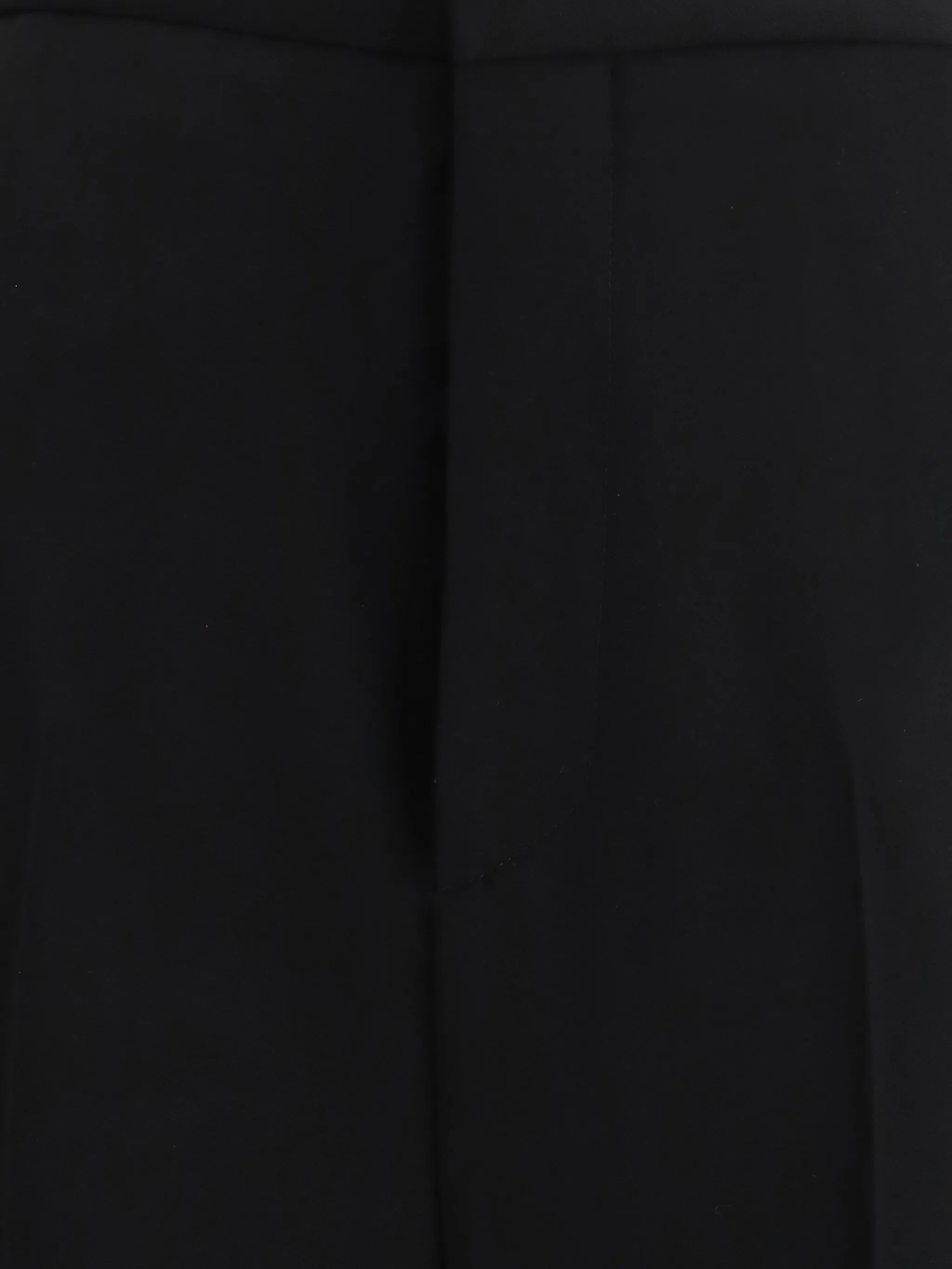 Black Tuxedo Wide-Leg High-Waisted Pants