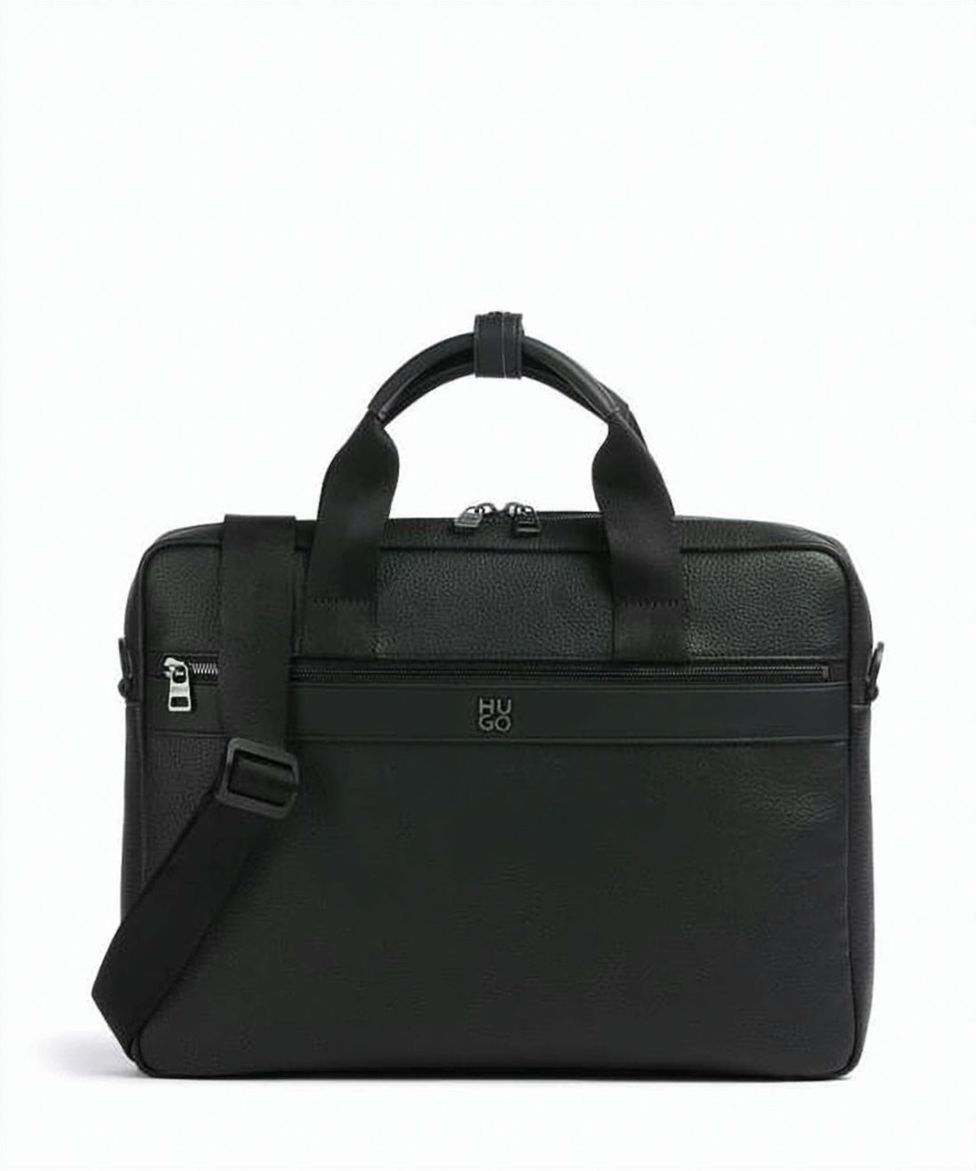 Smooth Textured Rectangular Shoulder Bag With Adjustable Strap
